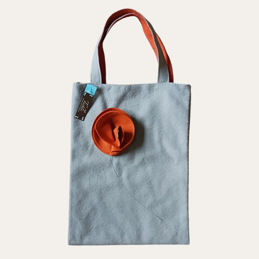 NWT Vintage Department 56 Wool Tote Bag - Picture 1 of 6